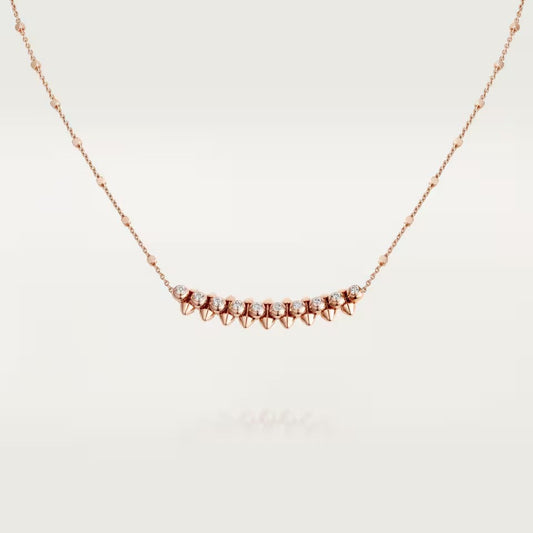 [Love's Uplift]CLASH  MEDIUM DIAMOND NECKLACE