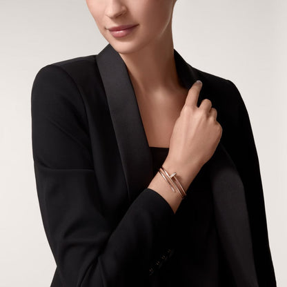 [Love's Uplift]JUSTE BRACELET 3.5MM DOUBLE ROW DIAMOND