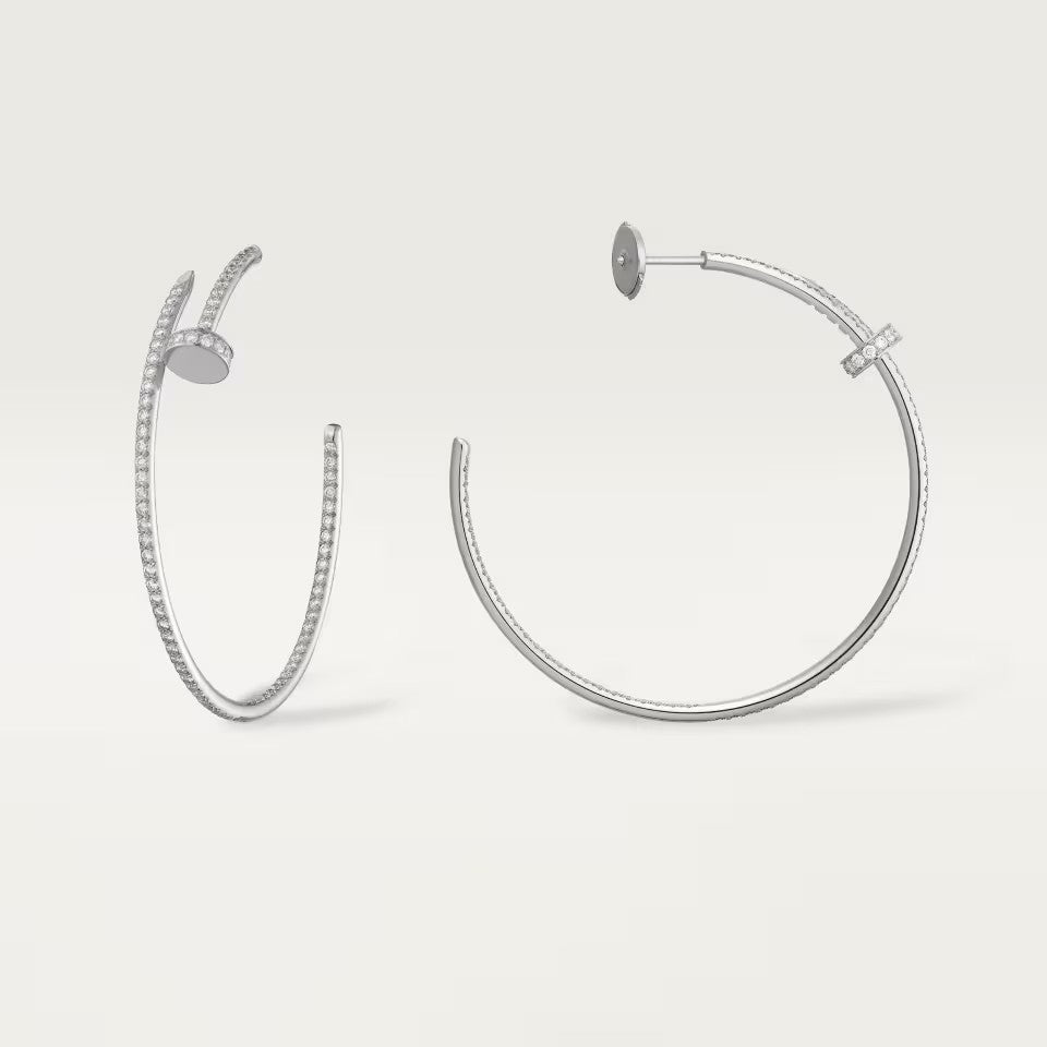 [Love's Uplift]JUSTE FULL DIAMOND LARGE EARRINGS