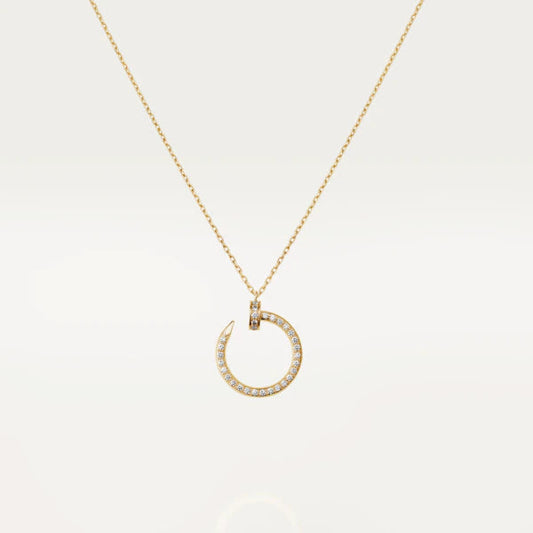 [Love's Uplift]JUSTE NECKLACE GOLD DIAMONDS