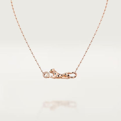[Love's Uplift]PANTHERE FULL DIAMOND NECKLACE