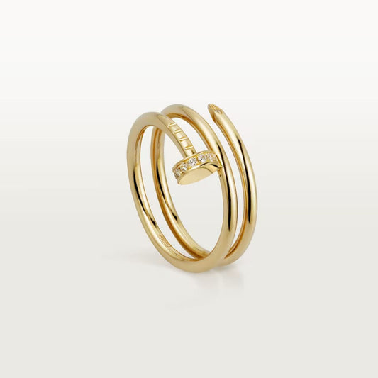 [Love's Uplift]JUSTE RING 4.8MM HALF DIAMOND