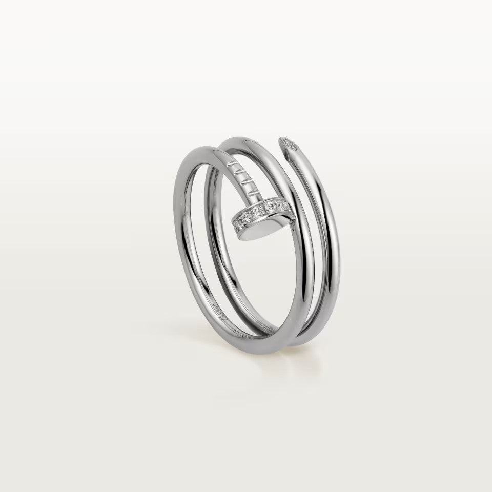 [Love's Uplift]JUSTE RING 4.8MM HALF DIAMOND
