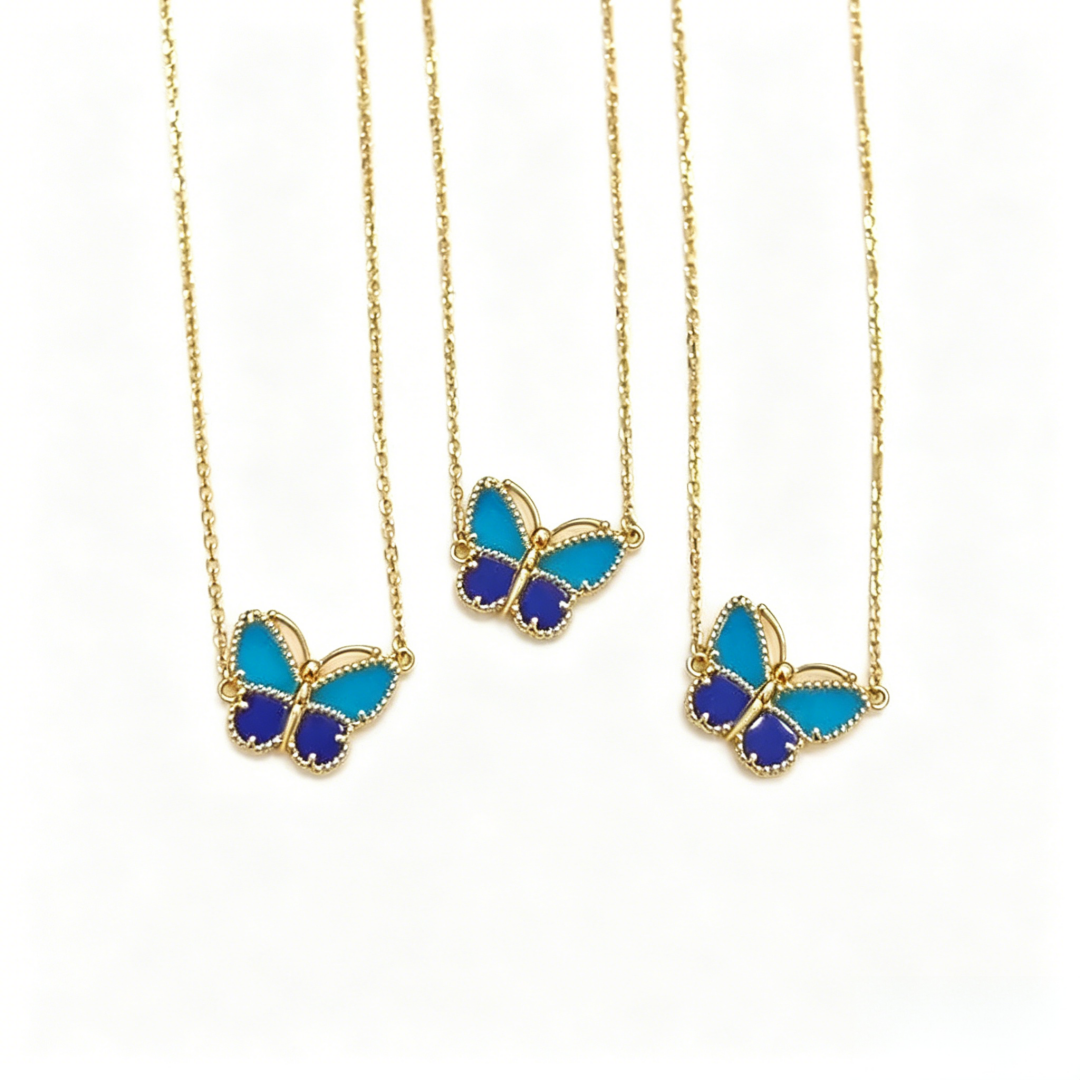 [Love's Uplift] 2026 NEW LUCKY BUTTERFLY 1 MOTIFS NECKLACE