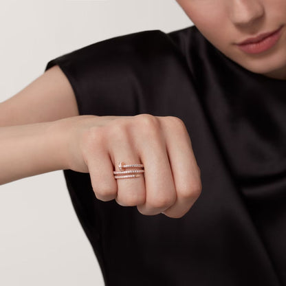 [Love's Uplift]JUSTE RING 4.8MM FULL DIAMOND