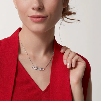 [Love's Uplift]PANTHERE PAVED DIAMOND NECKLACE