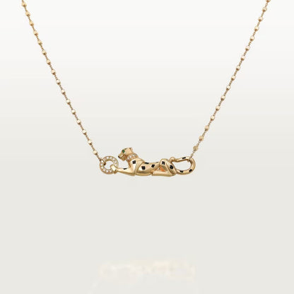 [Love's Uplift]PANTHERE FULL DIAMOND NECKLACE