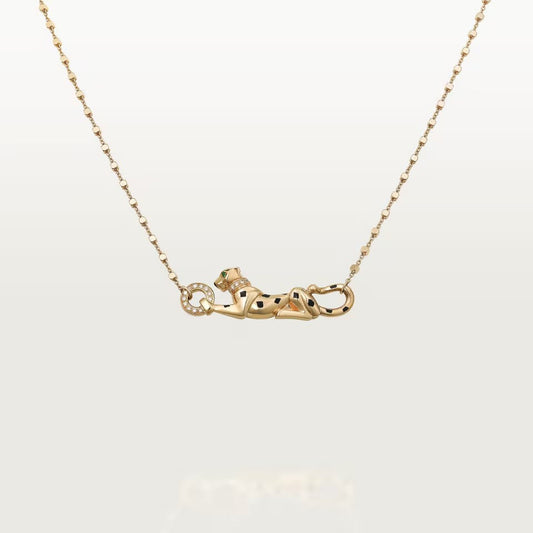 [Love's Uplift]PANTHERE FULL DIAMOND NECKLACE
