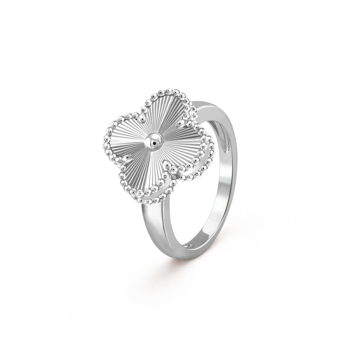 [Love's Uplift]CLOVER SILVER RING