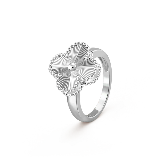 [Love's Uplift]CLOVER SILVER RING