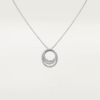 [Love's Uplift]ETINCELLE  FULL DIAMOND NECKLACE