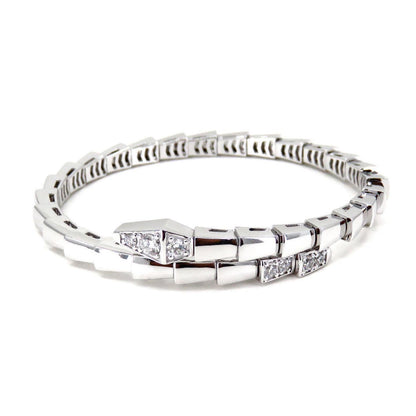 [Love's Uplift]SERPENTI BRACELET DIAMONDS SILVER