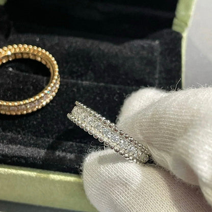 [Love's Uplift]PERLEE DIAMOND SILVER RING