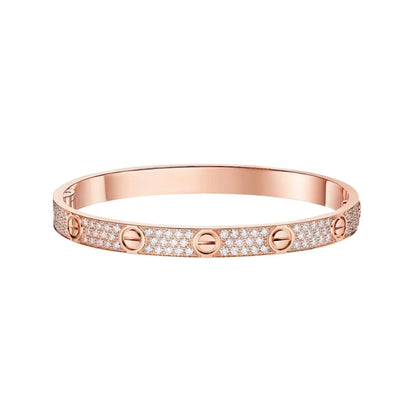 [Love's Uplift]LOVE BRACELET 6.1MM DIAMOND-PAVED