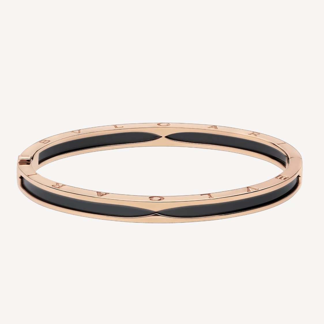 [Love's Uplift]ZERO 1 PINK GOLD WITH BLACK CERAMIC BRACELET