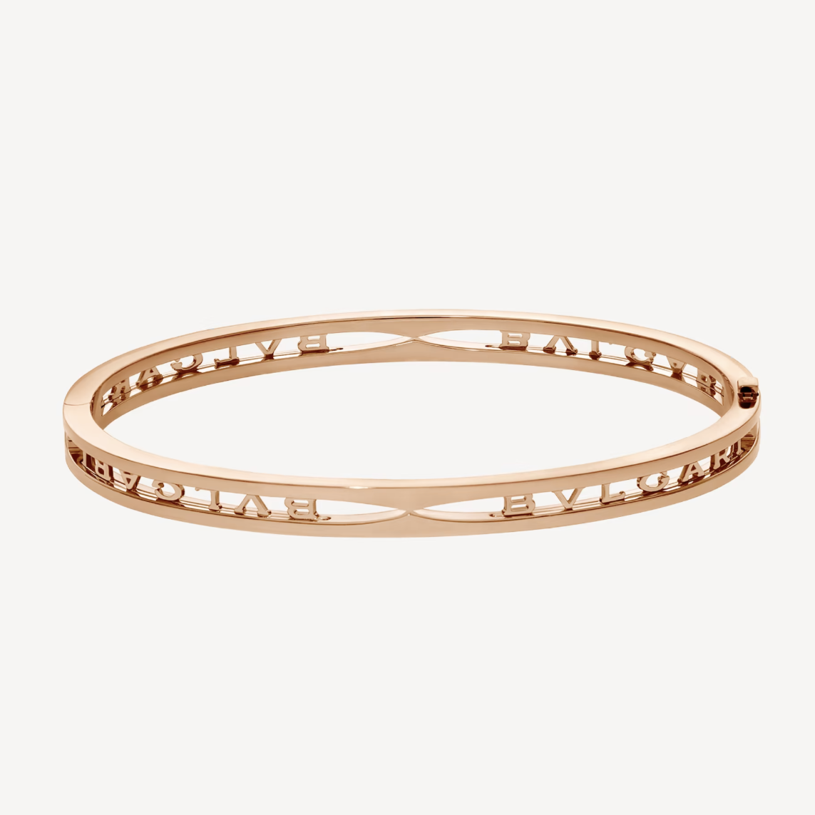 [Love's Uplift]ZERO 1 SPIRAL LOGO PINK GOLD BRACELET