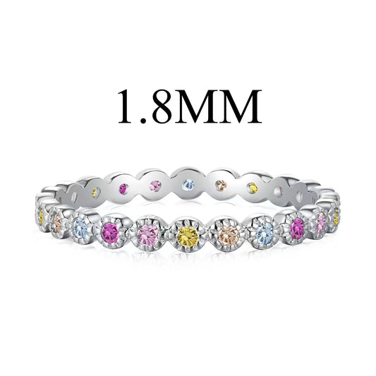 [Love's Uplift]Unique Scintillating Round Cut Daily Ring