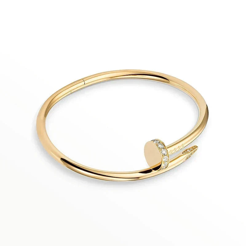 [Love's Uplift] LOVE Classic & JUSTE Diamond Bracelet Stack Set