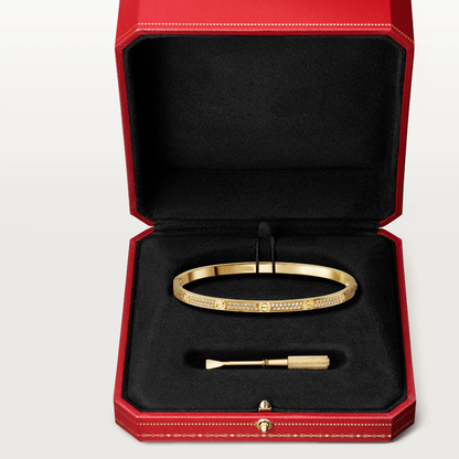 [Love's Uplift]LOVE BRACELET 3.65MM DIAMOND-PAVED