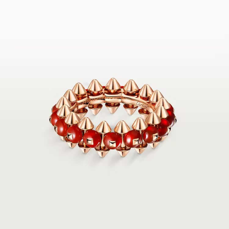 [Love's Uplift]CLASH 7.9MM AGATE CHALCEDONY RING