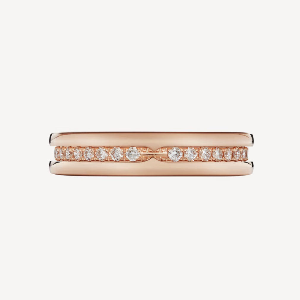 [Love's Uplift]ZERO 1 ONE-BAND PAVED DIAMONDS ON THE SPIRAL RING