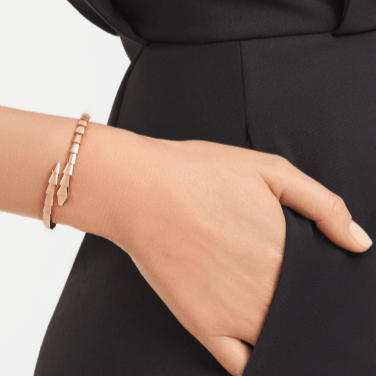 [Love's Uplift]SERPENTI VIPER PINK GOLD BRACELET