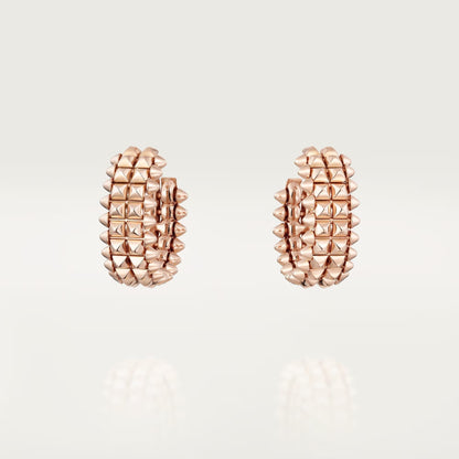 [Love's Uplift]CLASH 9.2MM DOUBLE ROW EARRINGS