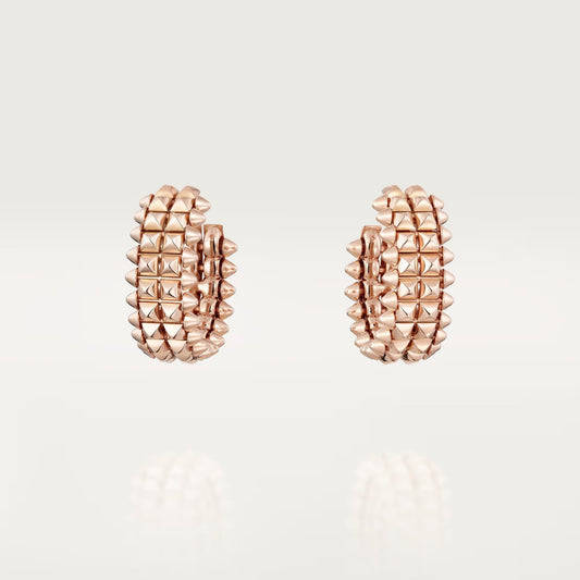 [Love's Uplift]CLASH 9.2MM DOUBLE ROW EARRINGS