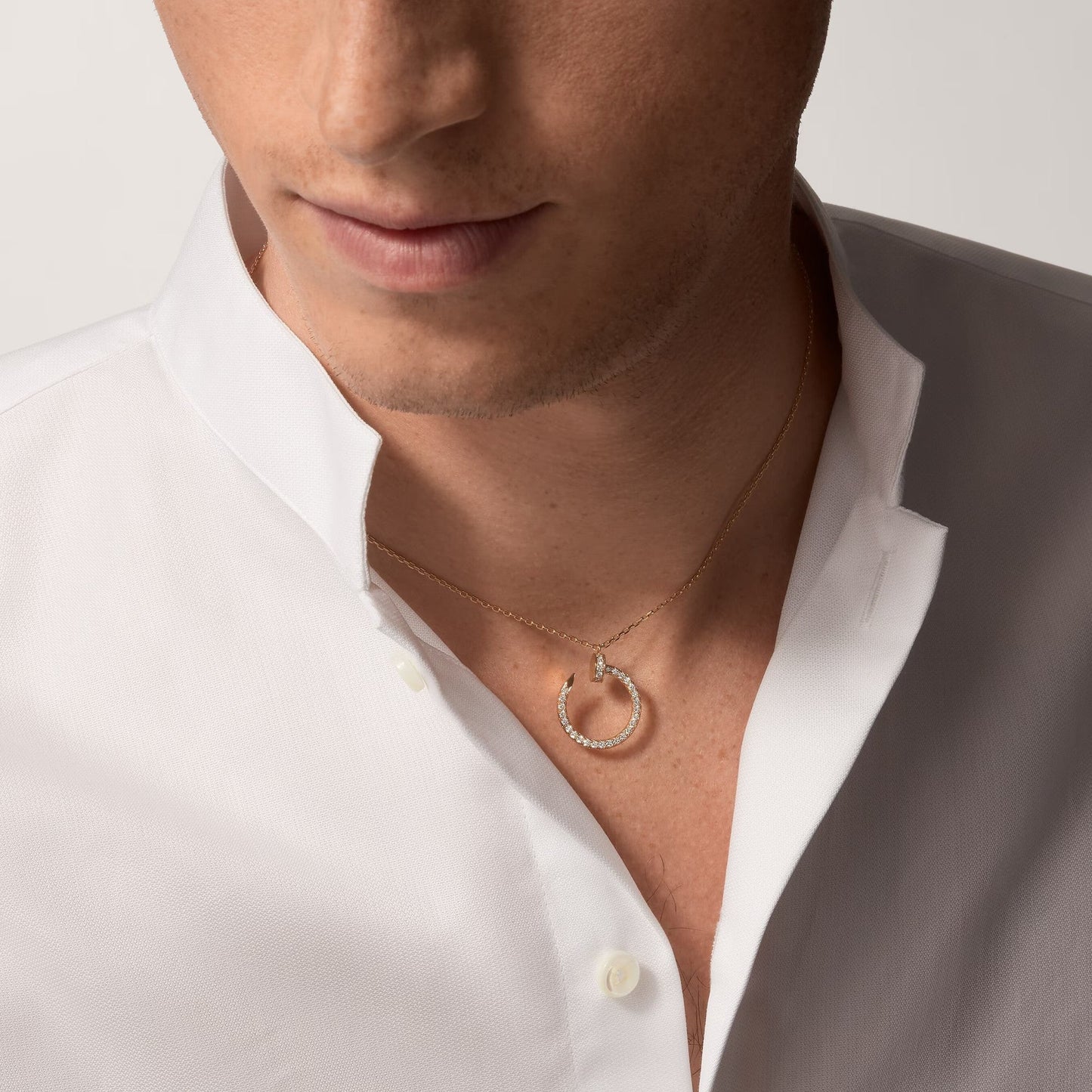[Love's Uplift]JUSTE NECKLACE FULL DIAMOND
