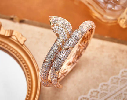 [Love's Uplift]HAUTE COUTURE GOLD SERPENTI BRACELET