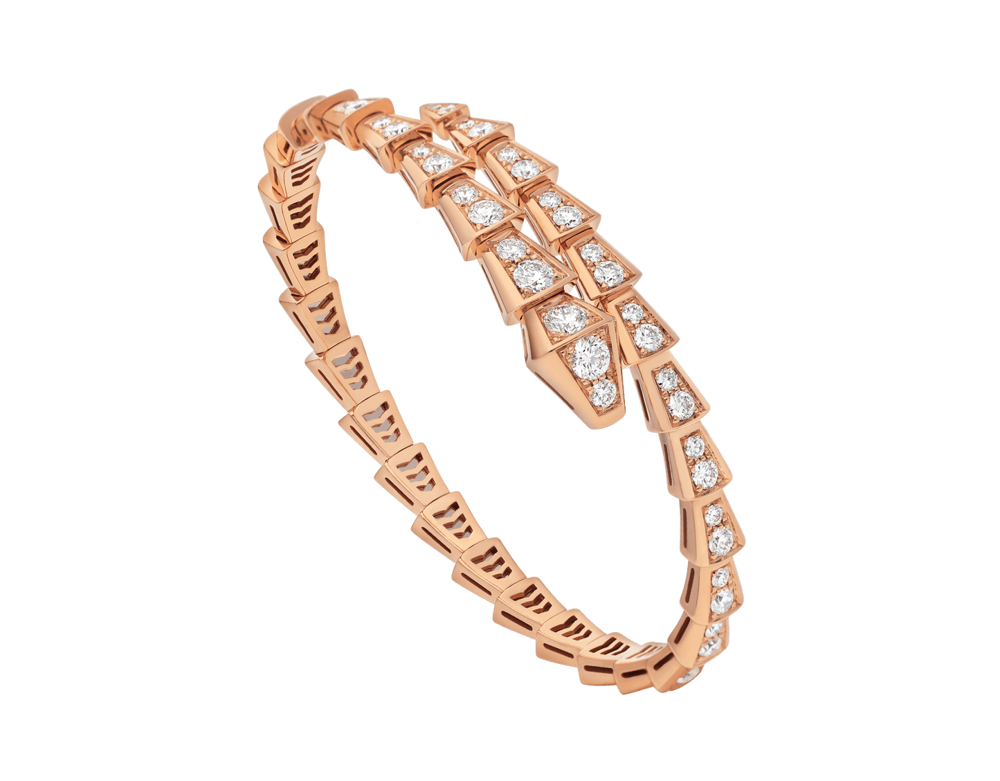 [Love's Uplift]SERPENTI BRACELET 6.8MM PINK GOLD DIAMOND