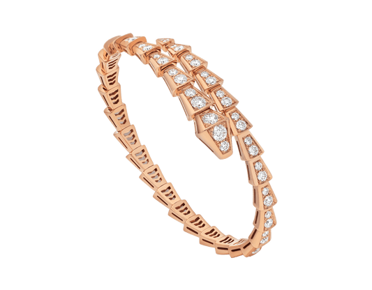 [Love's Uplift]SERPENTI BRACELET 6.8MM PINK GOLD DIAMOND
