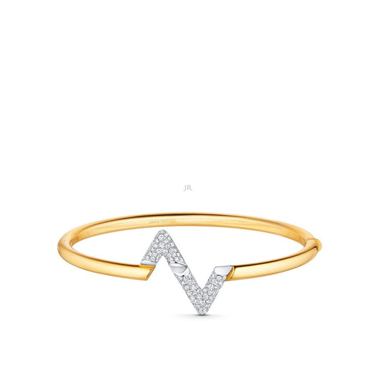 [Love's Uplift]VOLTE UPSITE DOWN GOLD DIAMOND BRACELET
