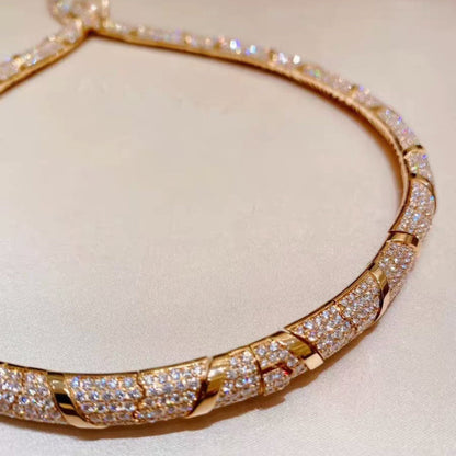 [Love's Uplift]HAUTE COUTURE GOLD SERPENTI NECKLACE