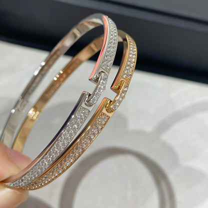 [Love's Uplift]LIENS VIDENCE DIAMOND PAVED BRACELET