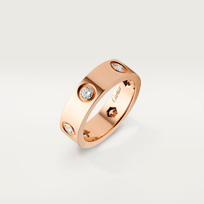 [Love's Uplift]LOVE 5.5MM 6 DIAMOND RING