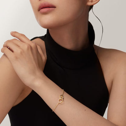 [Love's Uplift]LOVE BRACELET DOUBLE RING