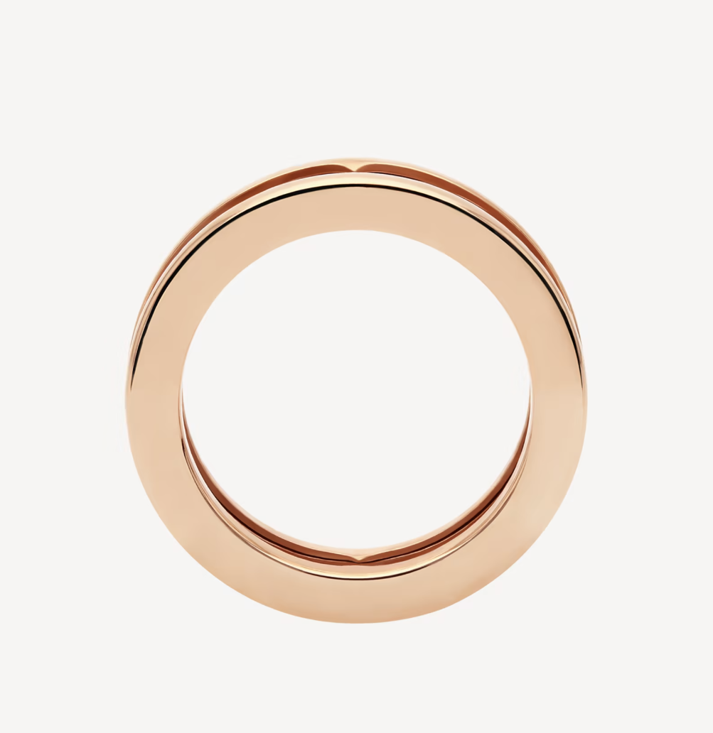 [Love's Uplift]ZERO 1 ONE-BAND WITH OPENWORK LOGO SPIRAL RING