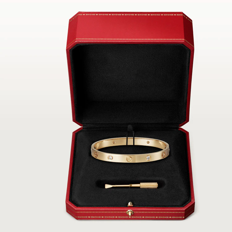 [Love's Uplift]LOVE BRACELET 6.1MM 4 DIAMONDS