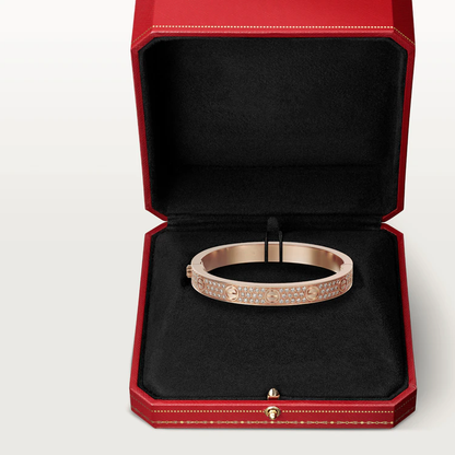 [Love's Uplift]LOVE BRACELET 6.1MM DIAMOND-PAVED