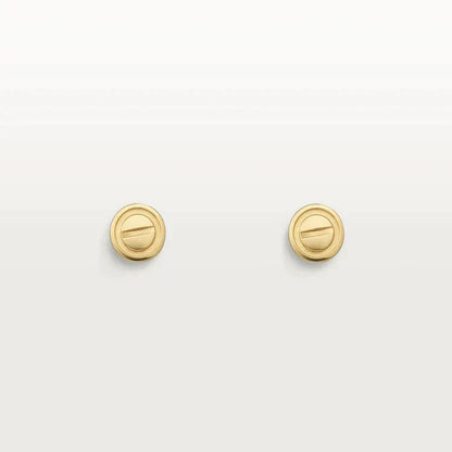 [Love's Uplift]LOVE EARRINGS GOLD 10MM