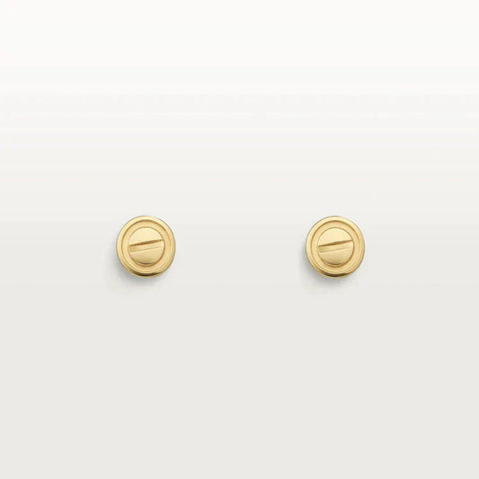[Love's Uplift]LOVE EARRINGS GOLD 10MM