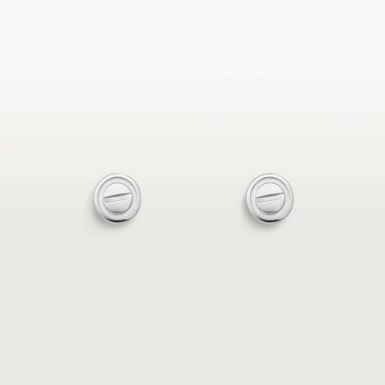 [Love's Uplift]LOVE EARRINGS SILVER 10MM