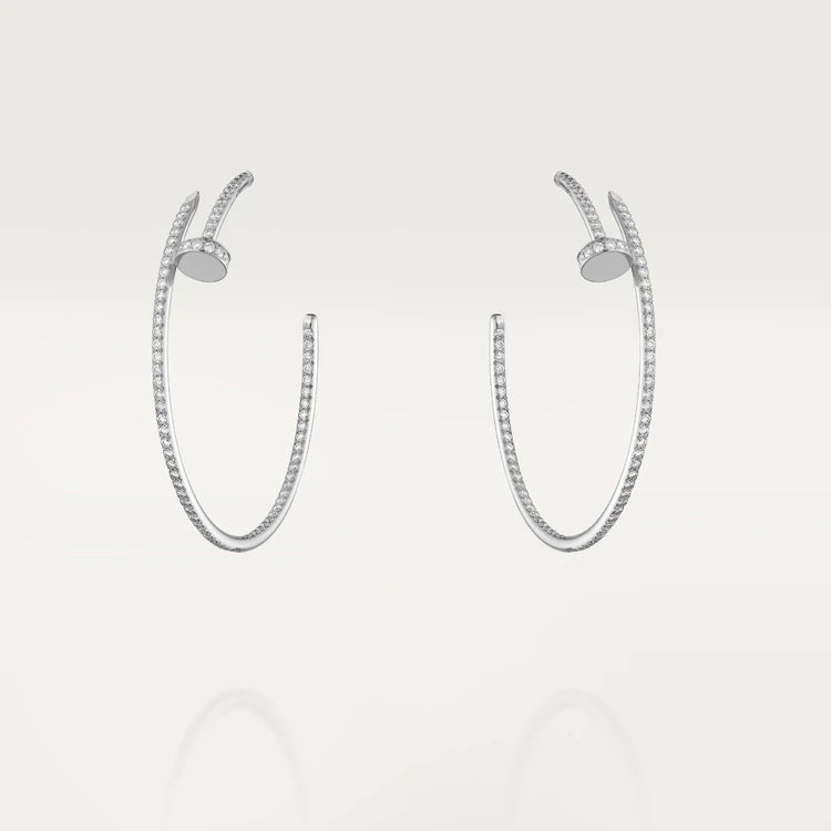 [Love's Uplift]JUSTE EARRINGS FULL DIAMONDS 1.8MM