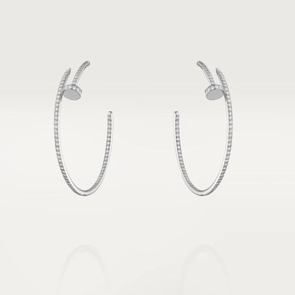 [Love's Uplift]JUSTE EARRINGS FULL DIAMONDS 1.8MM