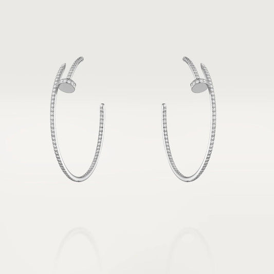 [Love's Uplift]JUSTE EARRINGS FULL DIAMONDS 1.8MM