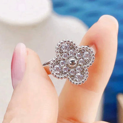 [Love's Uplift]CLOVER DIAMOND RING