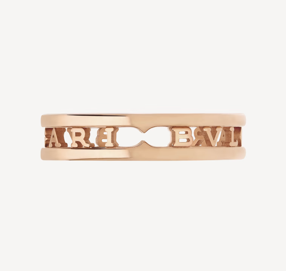 [Love's Uplift]ZERO 1 ONE-BAND WITH OPENWORK LOGO SPIRAL RING