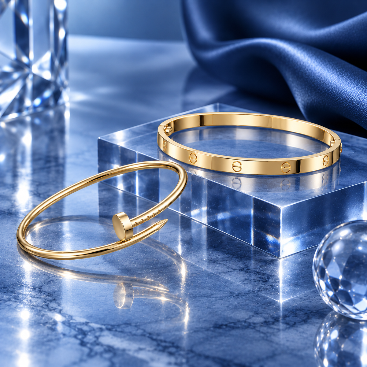 [Love's Uplift] LOVE & JUSTE Classic Bracelet Stack Set