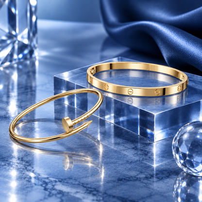 [Love's Uplift] LOVE & JUSTE Classic Bracelet Stack Set